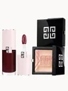 Givenchy Prisme Libre Highlighter Powder N002 & Perfecto Serum Lip Oil N10 Bundle - The Gold Berry Look