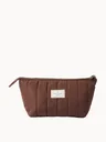 The Flat Lay Co Essential Makeup Pouch - Espresso