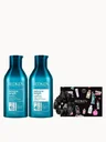 Redken Extreme Length Shampoo 300ml, Redken Extreme Length Conditioner 300ml & Redken Satin Scrunchies Bundle