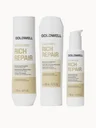 Goldwell Dualsenses Rich Repair Restoring Shampoo, Conditioner and 6 Effects Serum For Dry To Damaged Hair Set