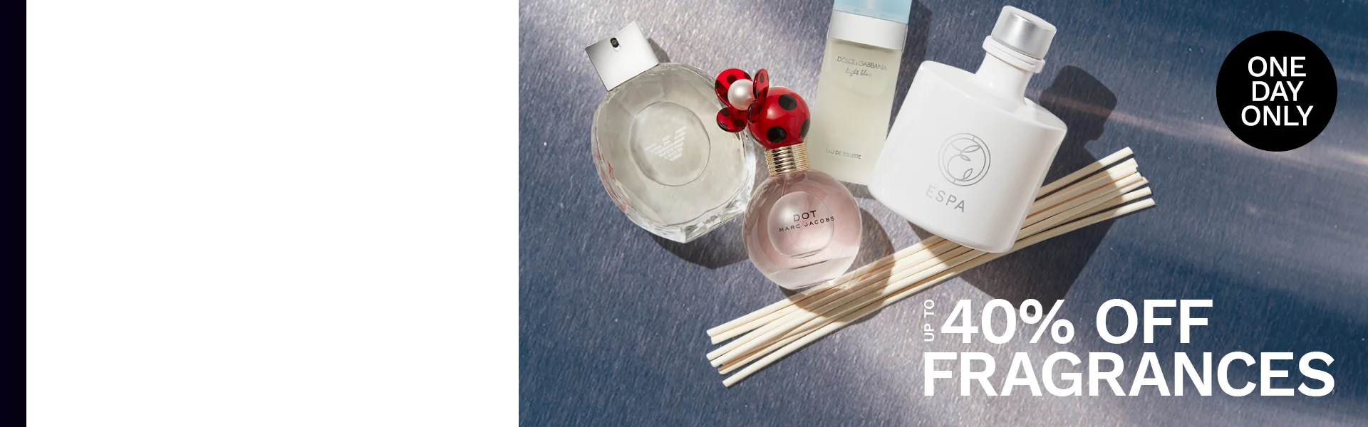 UP TO 40% OFF FRAGRANCE