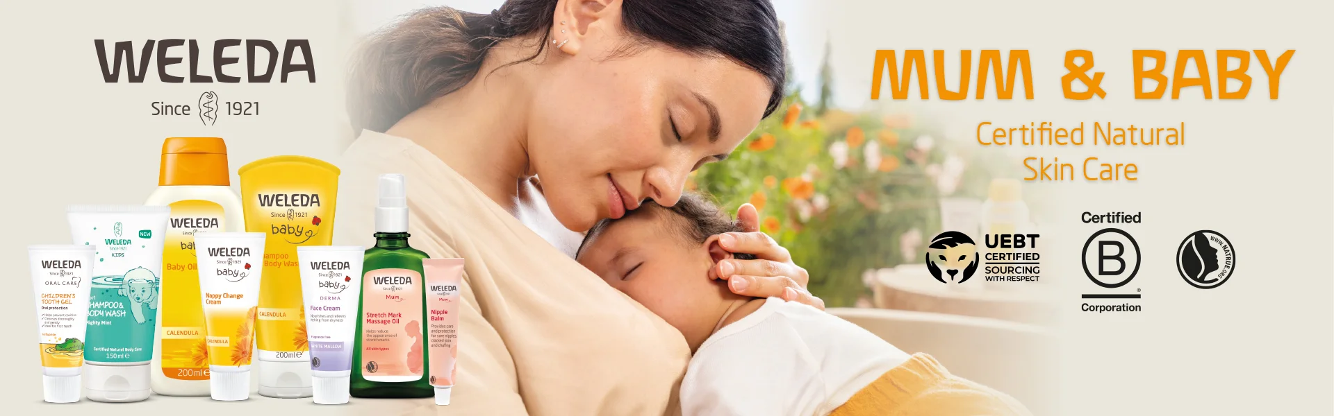 Weleda Mum & Baby Brand Page Banner