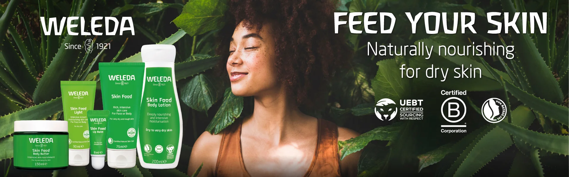 Weleda Skin Food Brand Page Banner